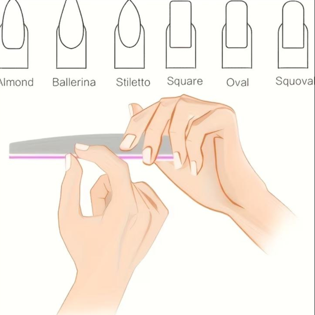 Professional Curved Nail Buffer & File – Heavy-Duty Emery Board for Acrylic, Gel, Dip Powder, and Natural Nails