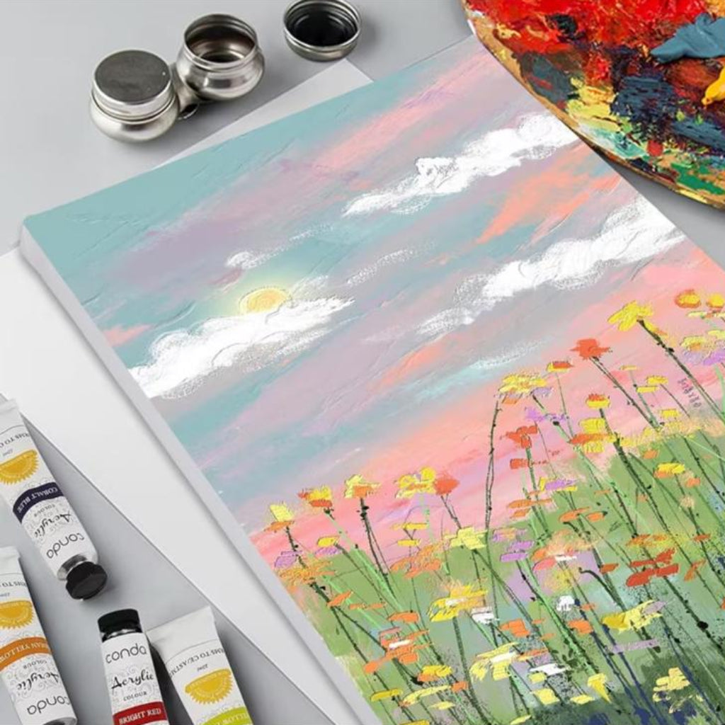 Blank Canvas Panels for Painting High-Quality Artist Canvas Boards,Oil & Watercolor