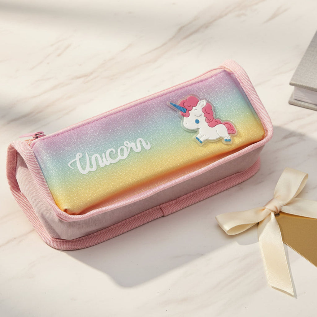 Unicorn Pencil Pouch – Cute Stationery Case for Kids