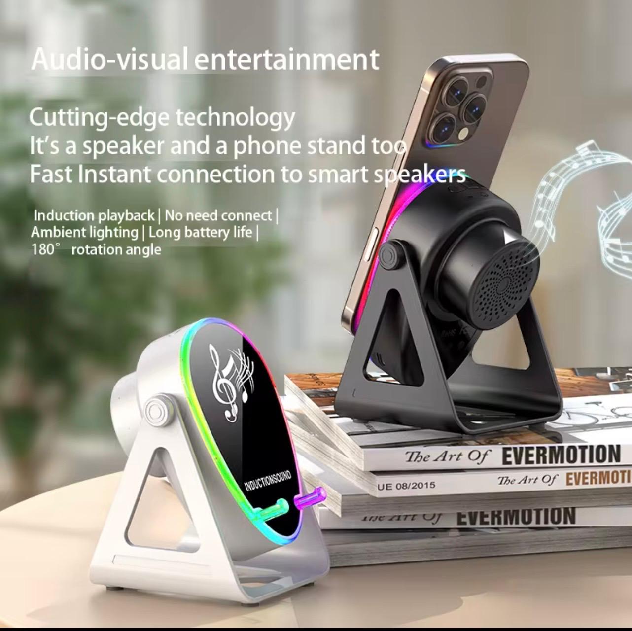 Portable Sensor Phone Sound Stand – Adjustable Angle Audio Stand