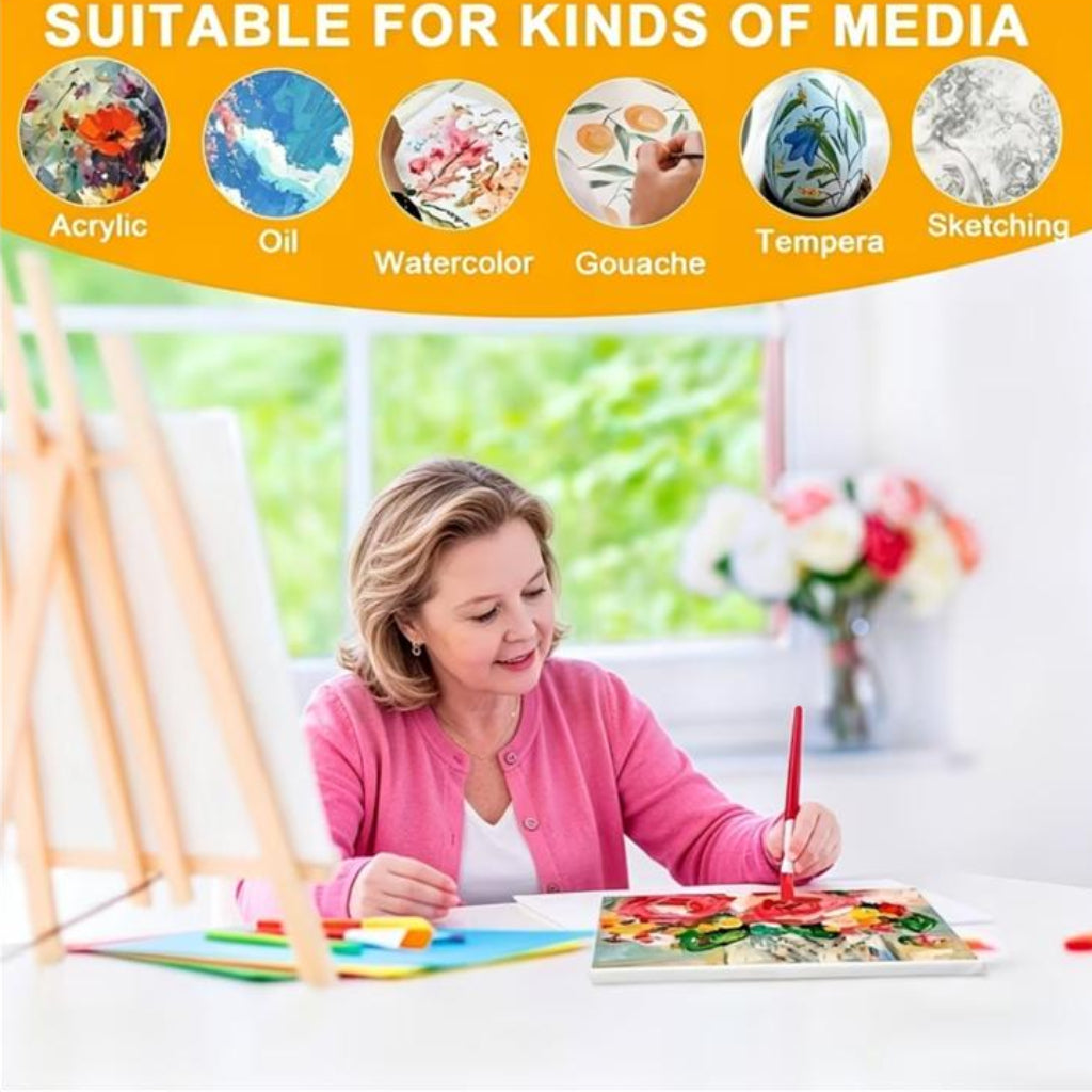 Blank Canvas Panels for Painting High-Quality Artist Canvas Boards,Oil & Watercolor