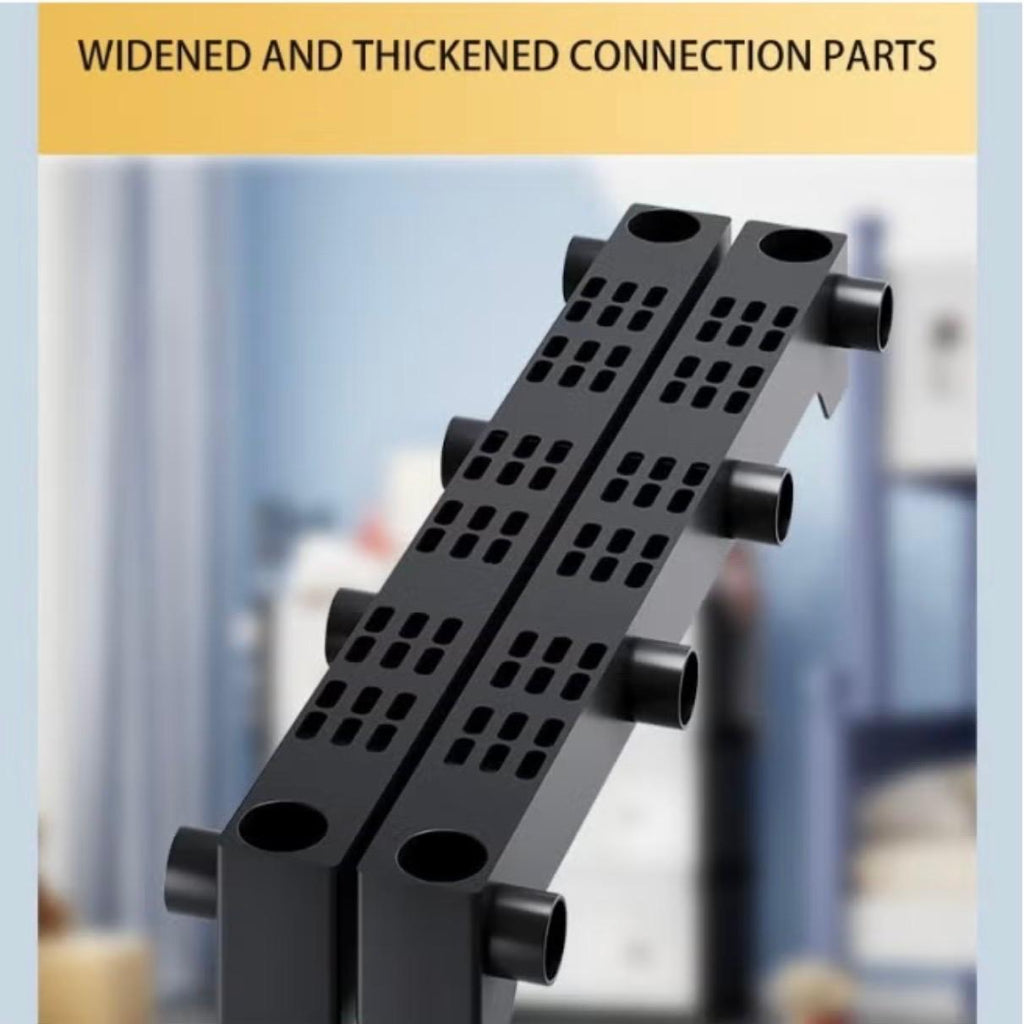 5-Tiers Storage Organizer Storage Rack Shelving Bookshelf Bookcase with Door Steel Pipe/Plastic Black/White