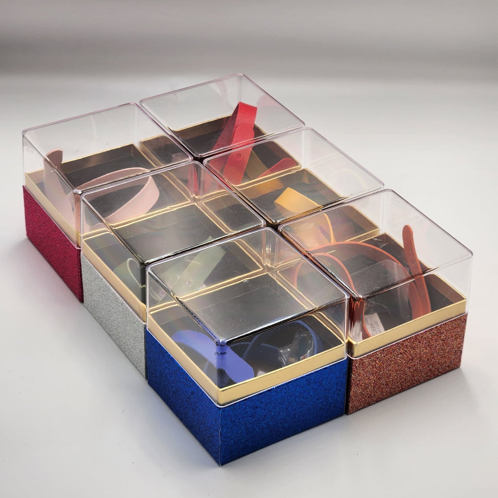 Small Acrylic Paper Gift Boxes with Clear Lids – 10x10 cm