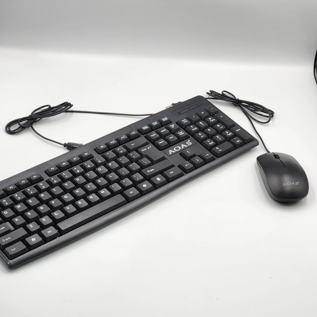 لوحة مفاتيح وماوس USB سلكي