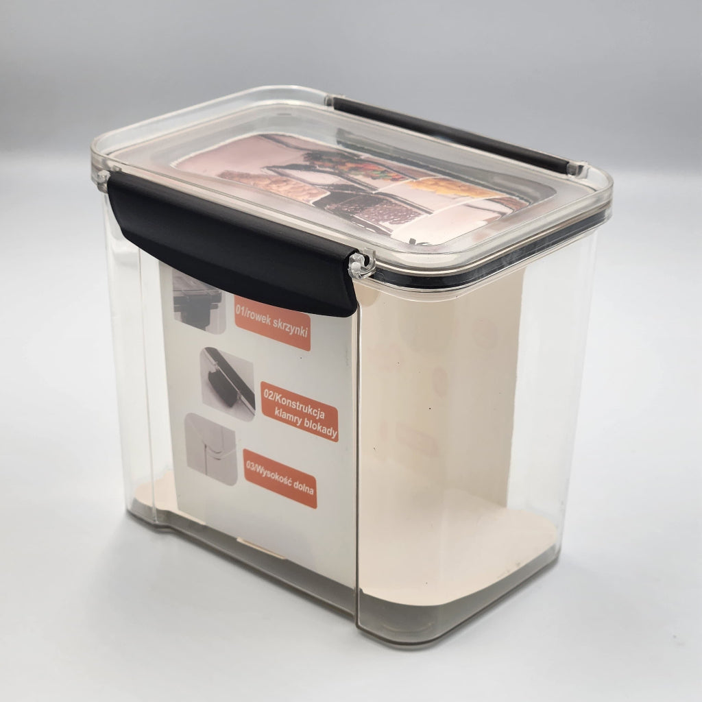 حاوية تخزين طعام بلاستيكية محكمة الغلق – صندوق حفظ المطبخ سعة 1250 مل