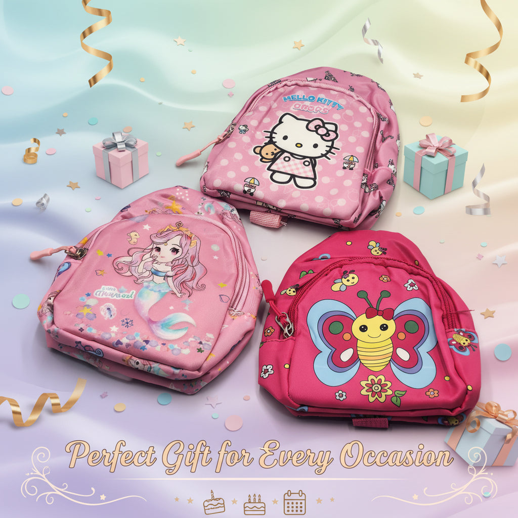 حقيبة كروس كارتون للأطفال - محفظة ظهر قابلة للتعديل