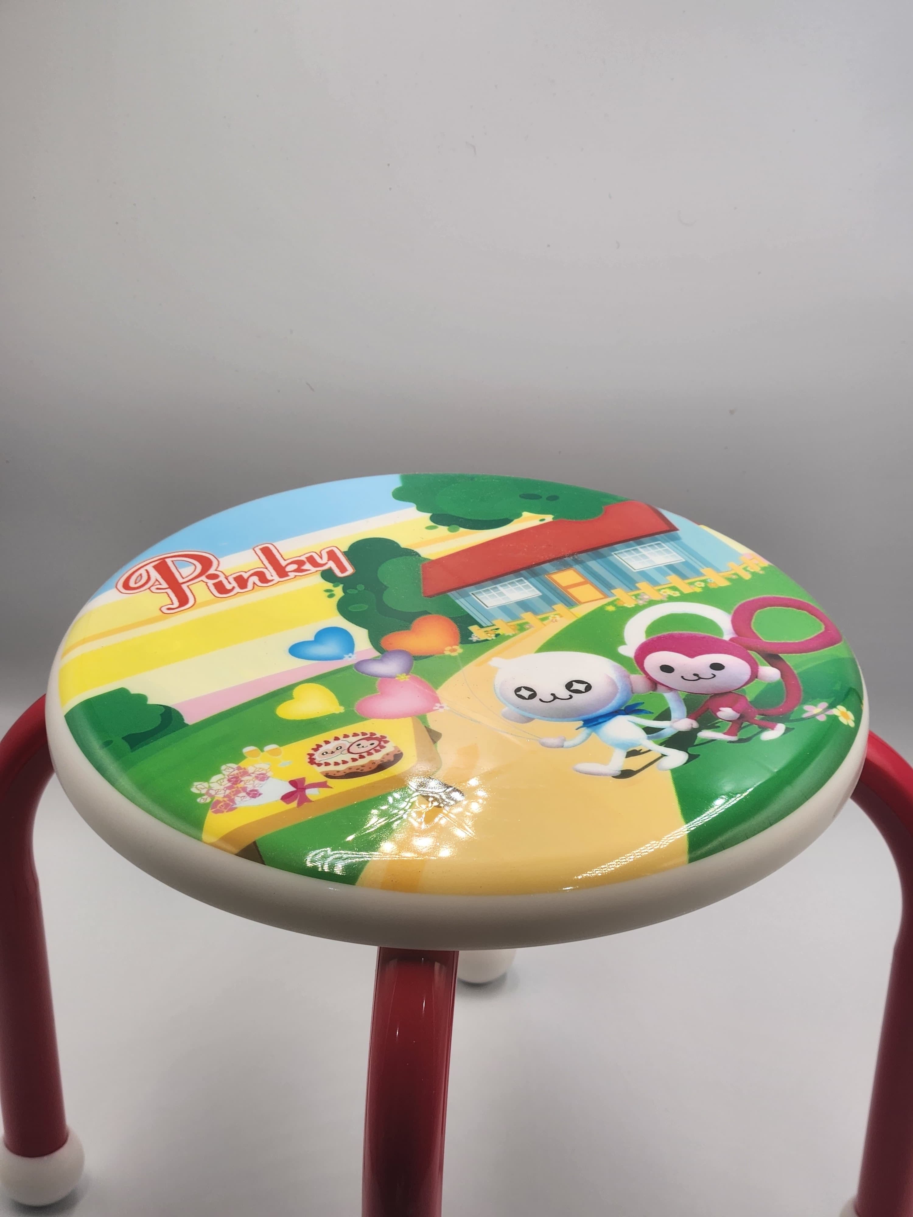 High Quality Printing Kids Plastic Stool, Size - 24x34 CM , camping Kids Metal Low Chairs Stainless Steel Stool