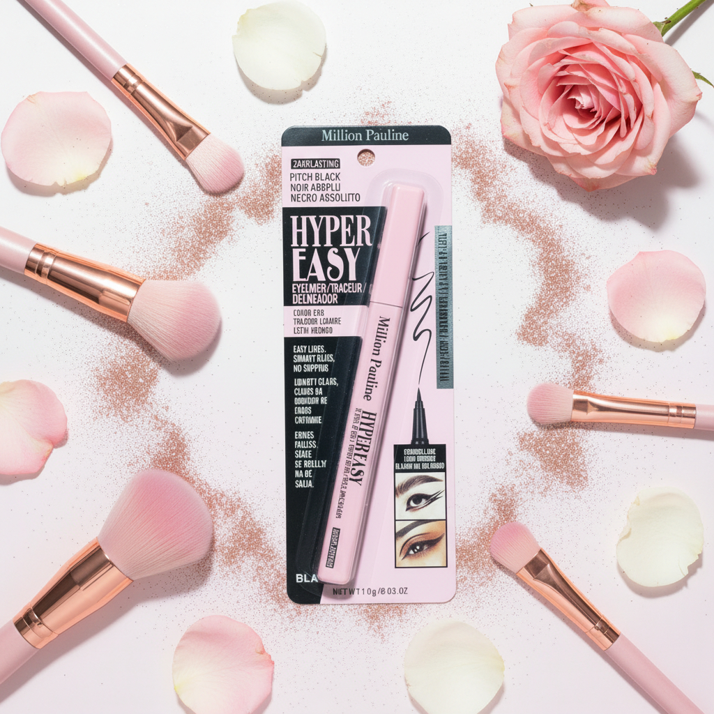 Million Pauline Hyper Easy Liquid Eyeliner Pen – Pitch Black
