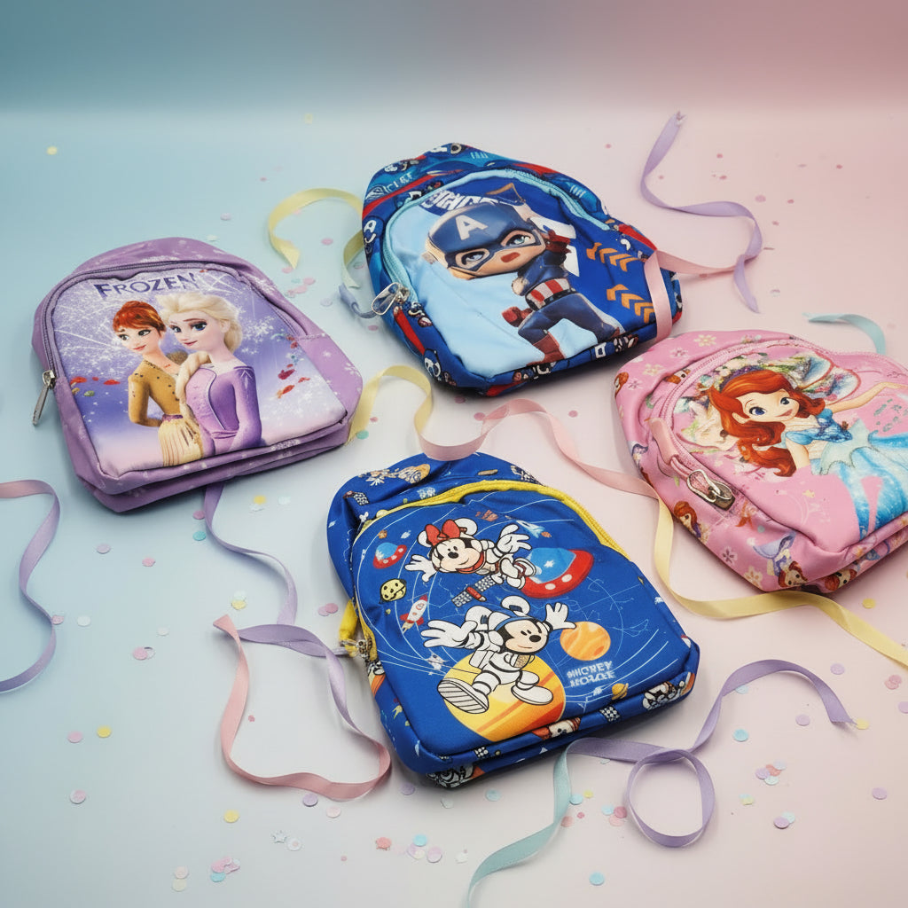 حقيبة كروس كارتون للأطفال - محفظة ظهر قابلة للتعديل