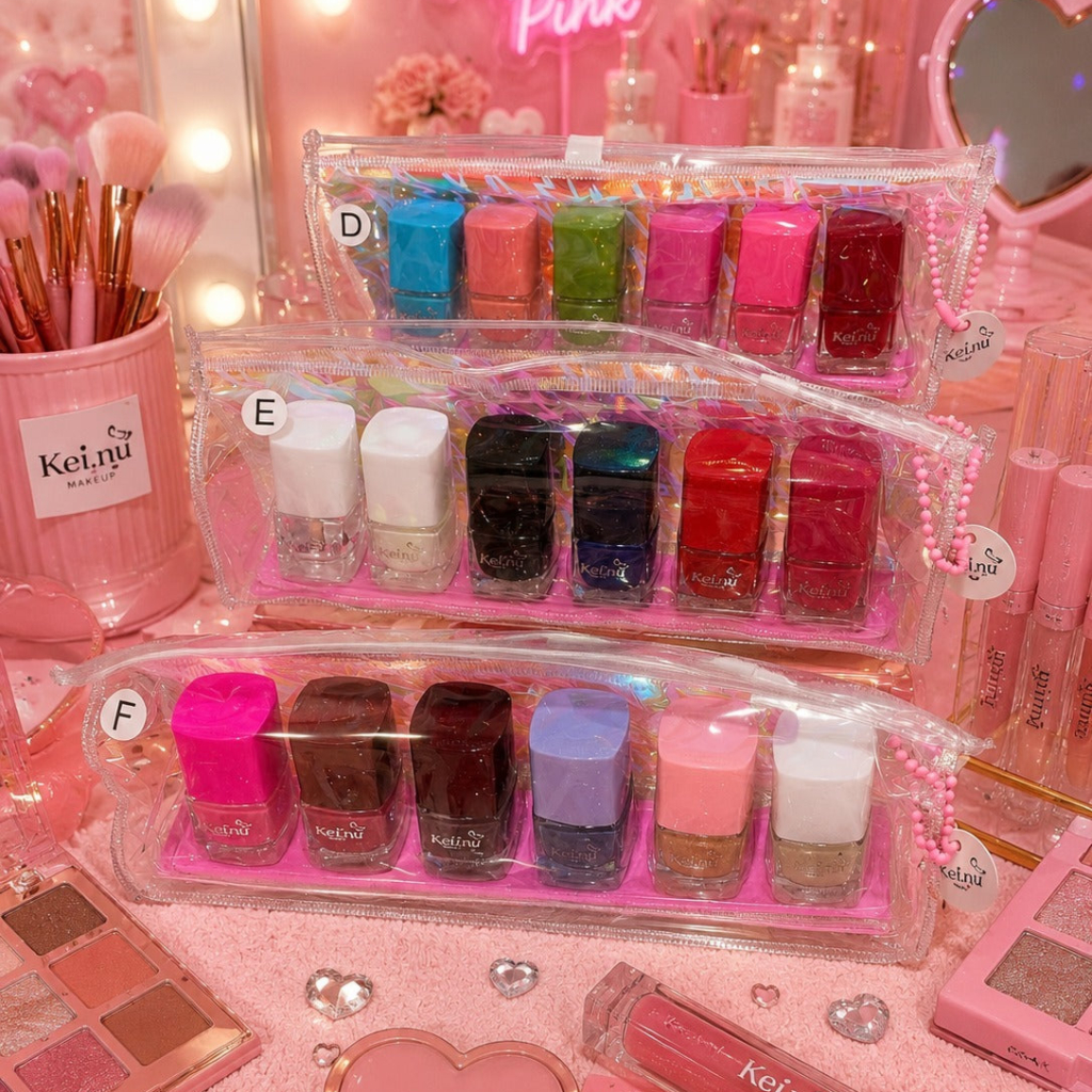 Keliny Premium 6-Piece Nail Polish Set – Assorted Color Collection