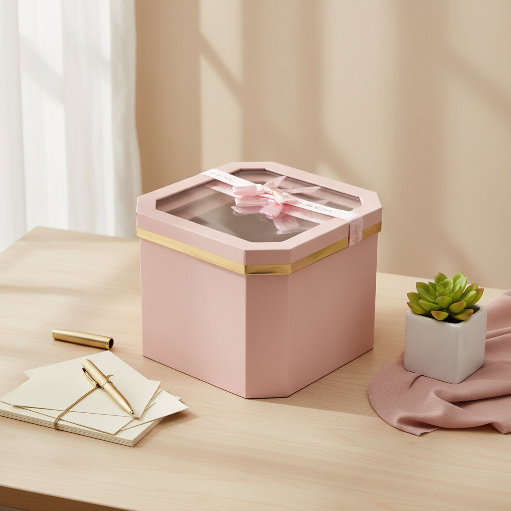 Elegant Octagon Gift box ,Perfect for birthdays, anniversaries, or any celebration,