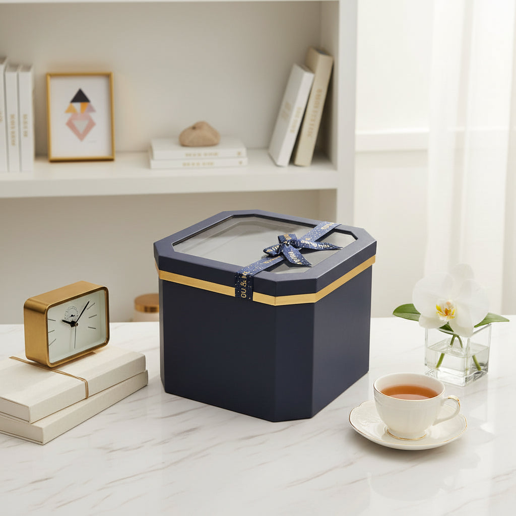 Elegant Octagon Gift box ,Perfect for birthdays, anniversaries, or any celebration,