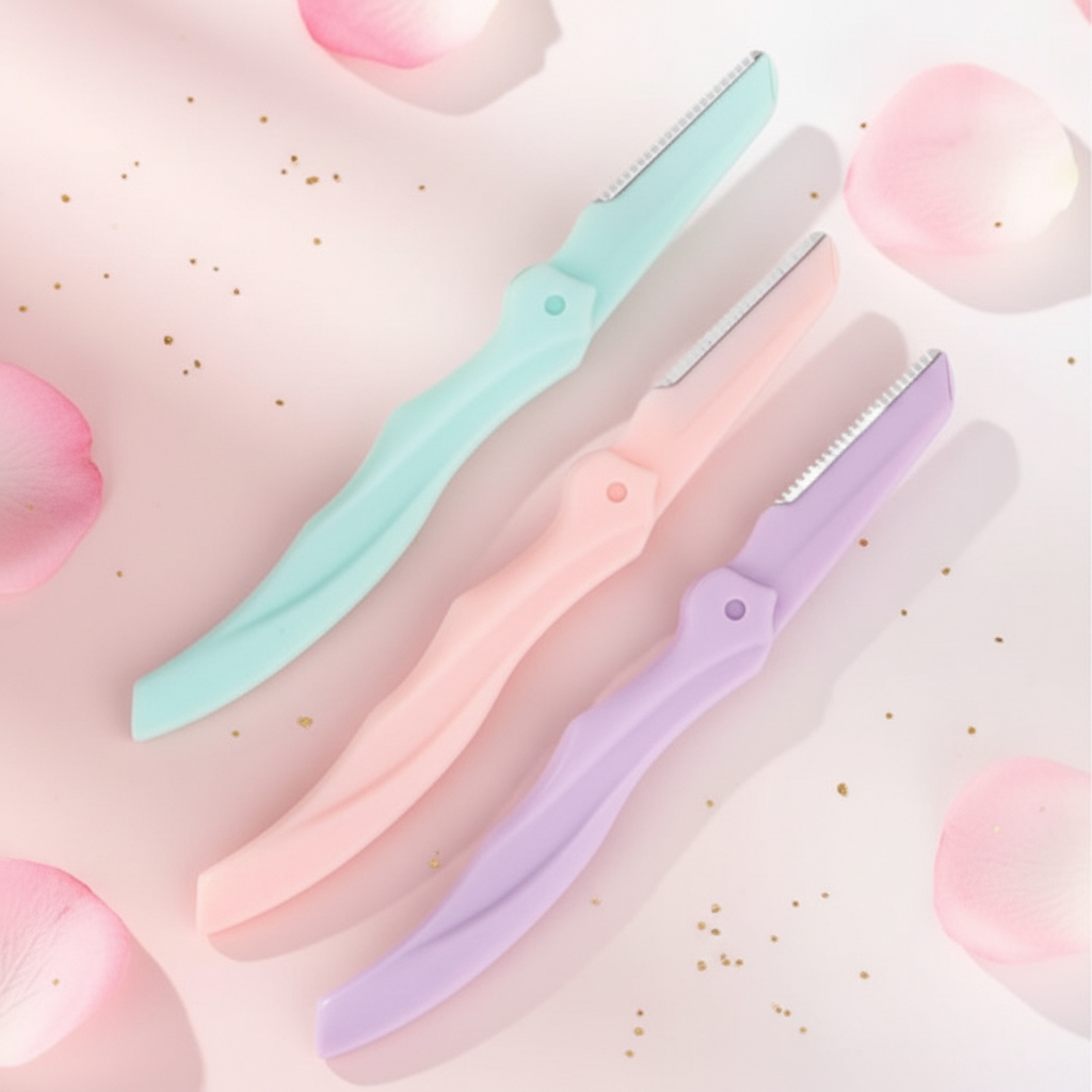 Eyebrow Shaper & Facial Razor Set – Novice-Friendly Trimming Tool
