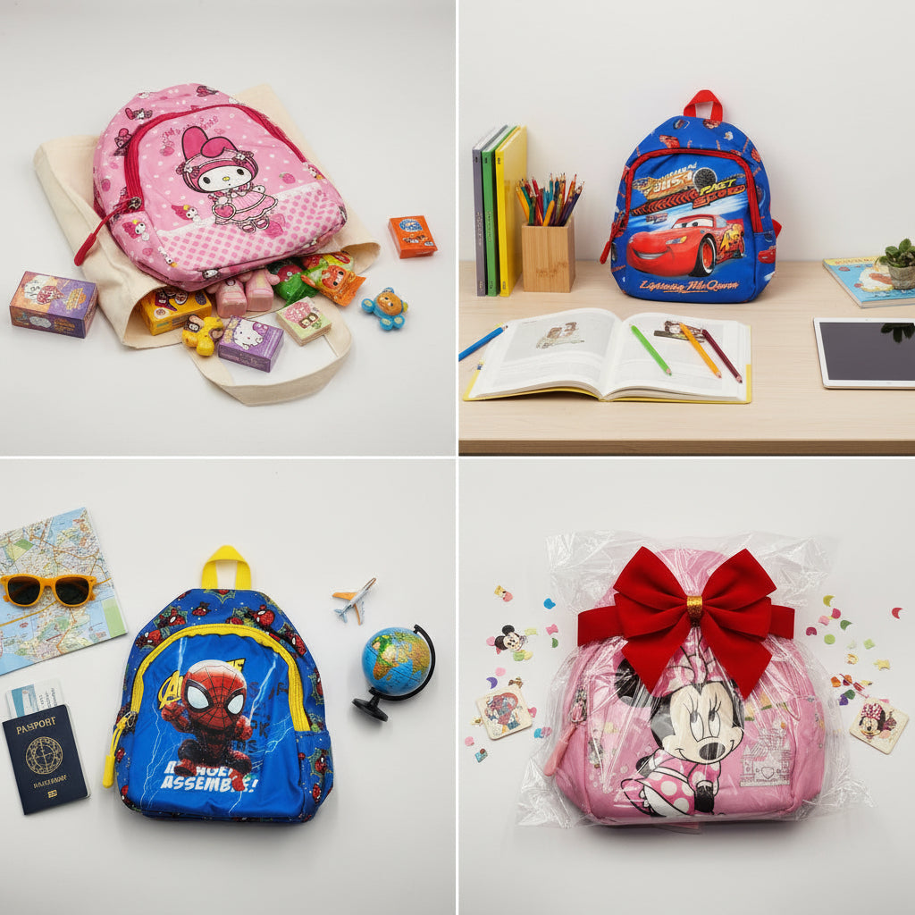 حقيبة كروس كارتون للأطفال - محفظة ظهر قابلة للتعديل