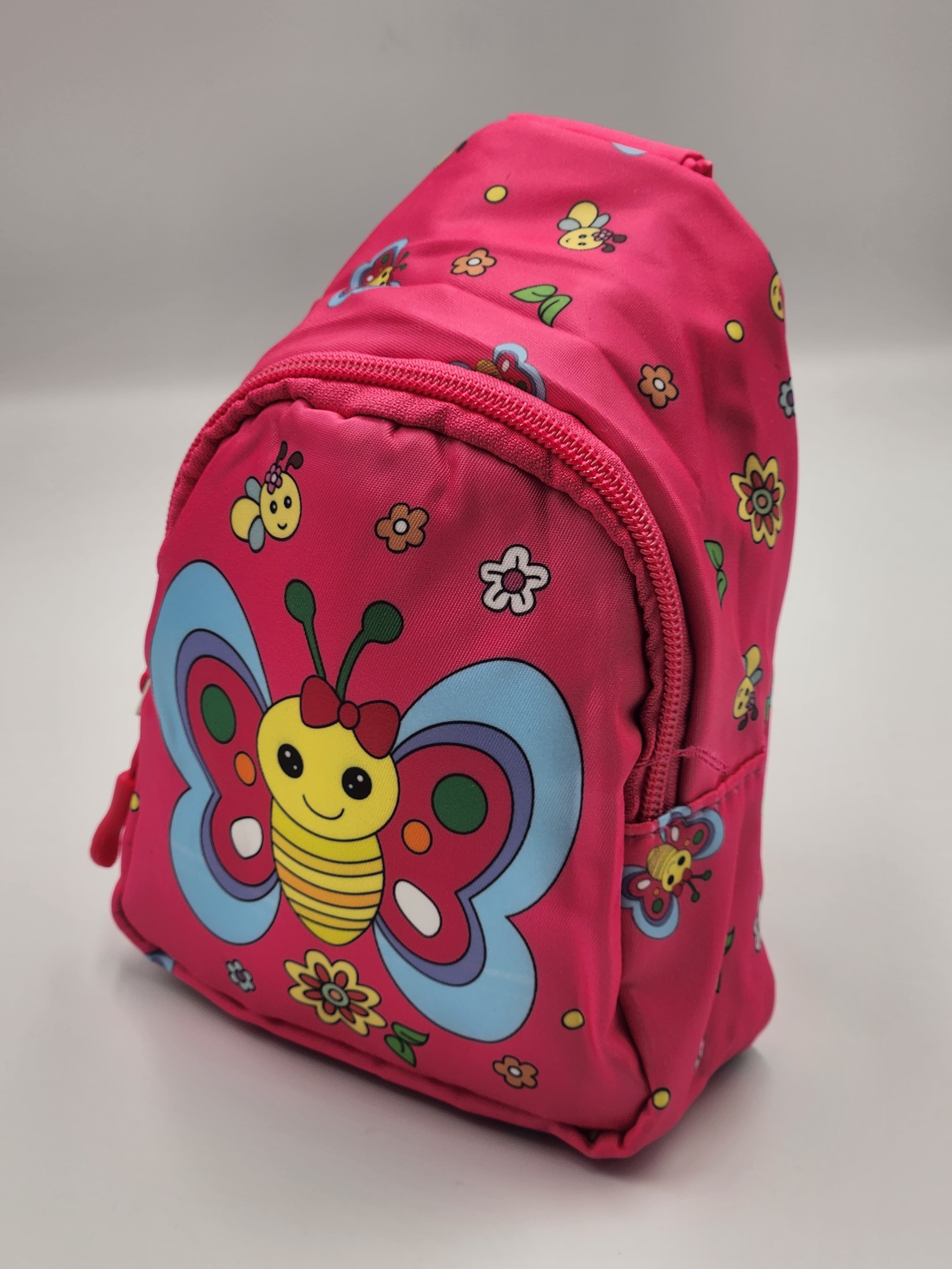 Kids Cartoon Crossbody Bag – Adjustable Backpack Purse