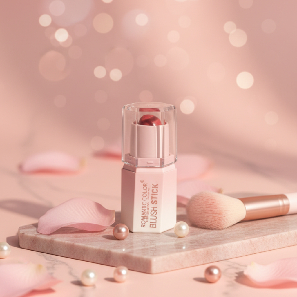 Romantic Color Blush Stick 8g – Creamy, Radiant Cheek Color