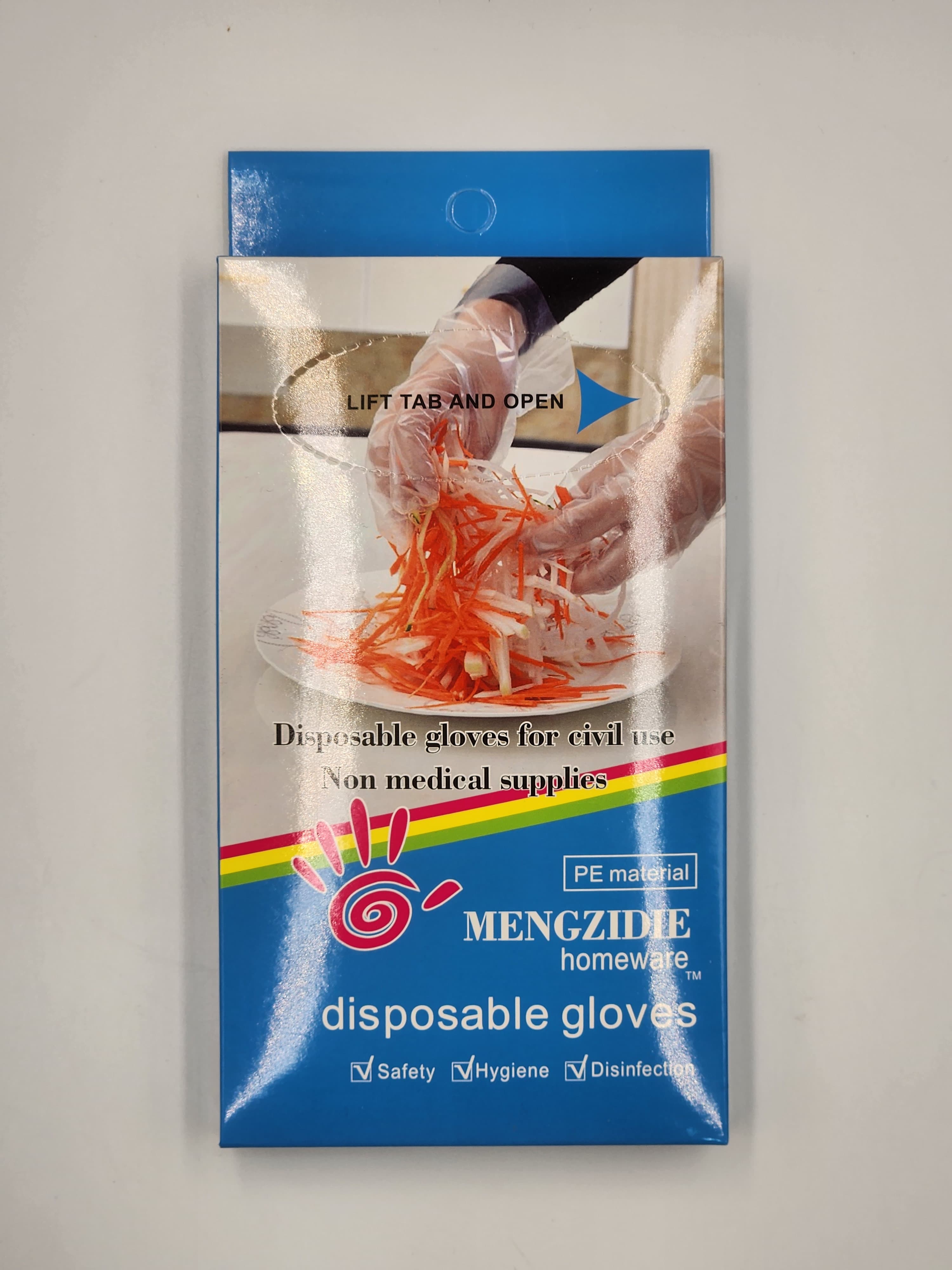 100pcs Disposable Kitchen Gloves – Food-Grade, Transparent & Multi-Purpose