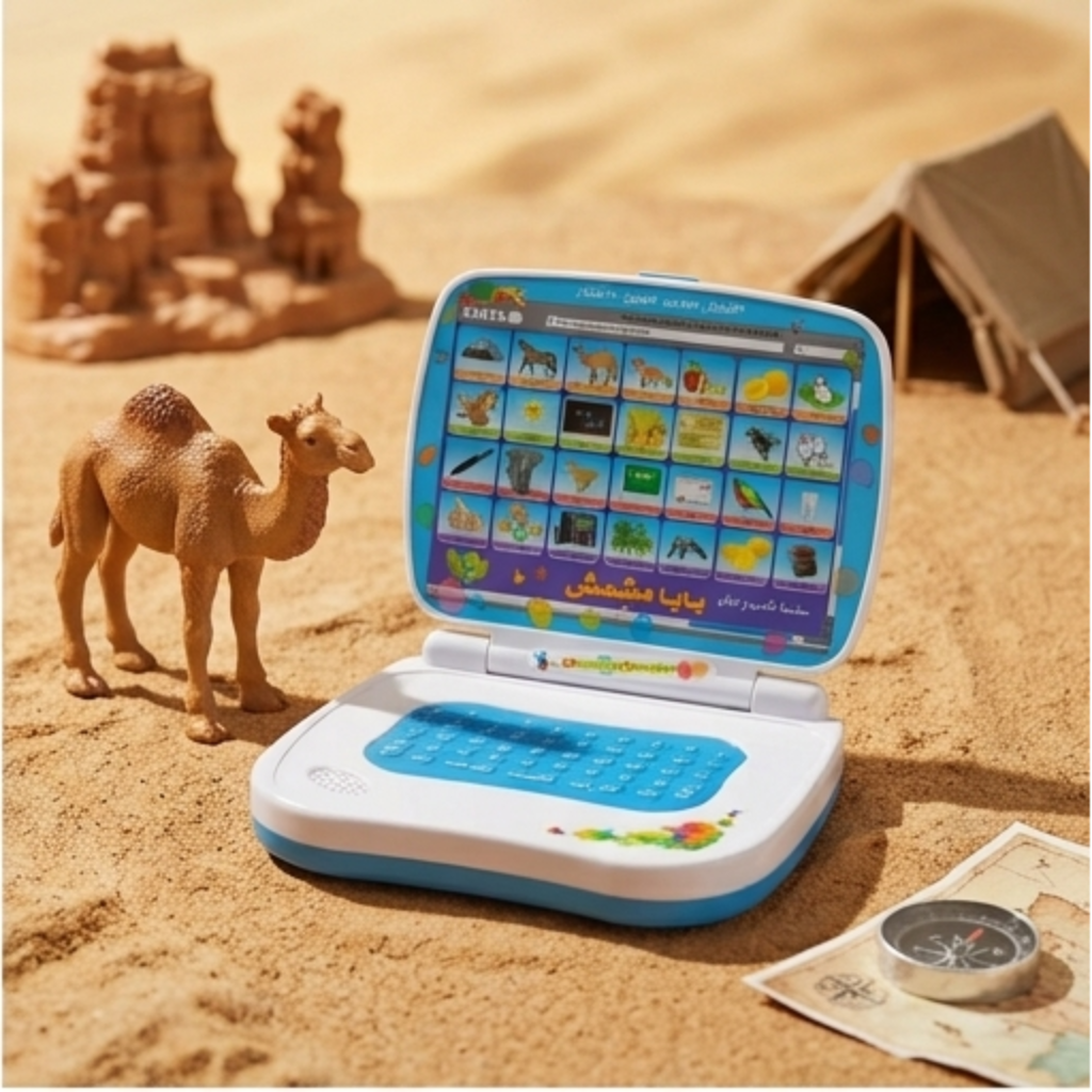 Learning Computer Kids Educational Toy Laptop – Arabic Alphabet, Numbers & Word Learning Electronic Device for Children
