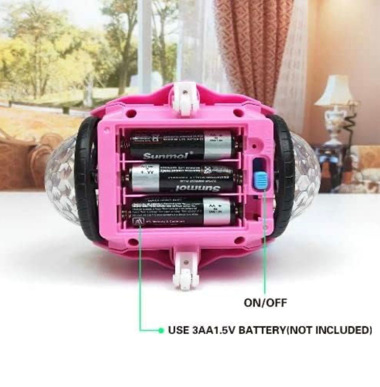 Musical Dancing Girl Toy – 360° Rotating Princess Doll with Lights & Sound