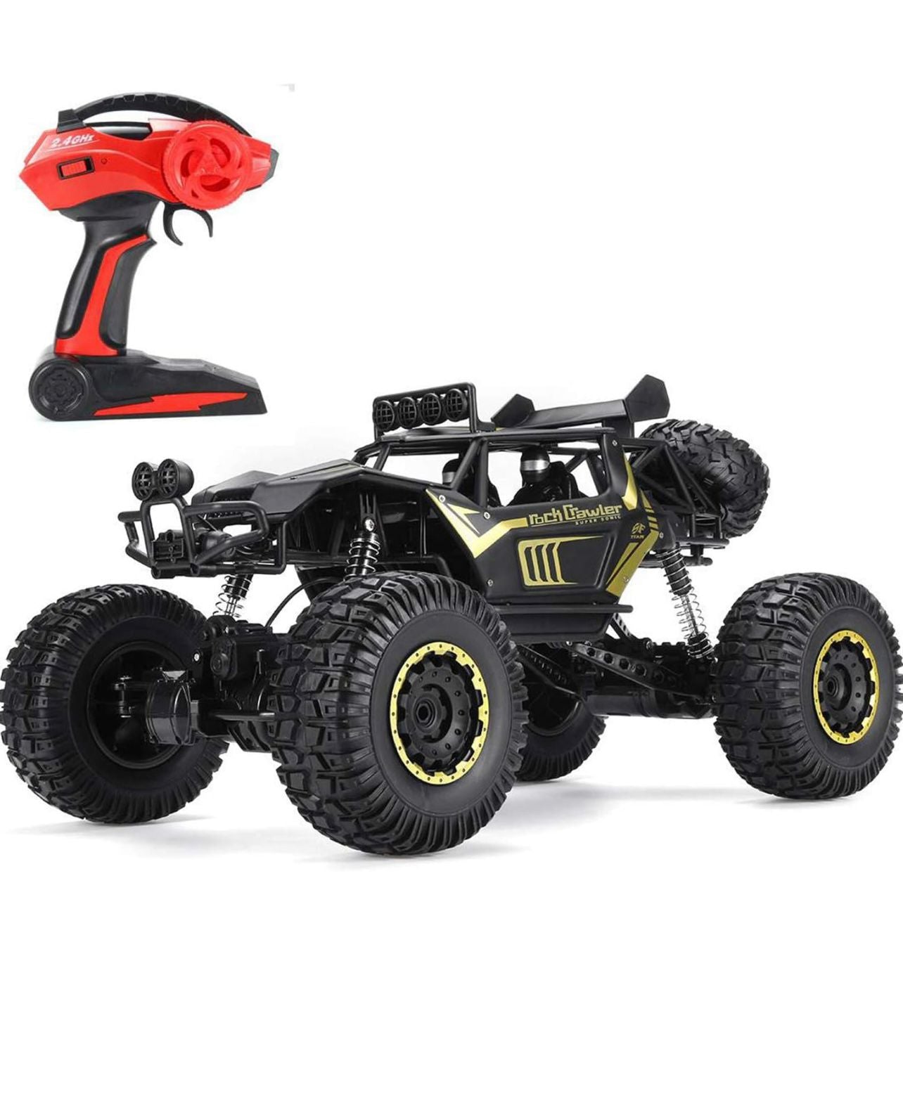 1:8 62Cm Large RC Car 4WD Remote Control Climbing Car 2.4Ghz RC Toys Truck High Speed Off-Road Toys for Kid Gift, Black