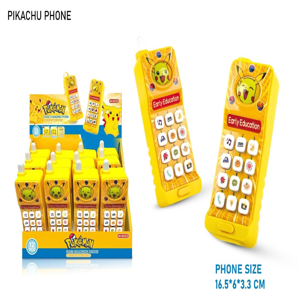 لعبة هاتف تعليمية بطابع بيكاتشو - ممتعة وتعليمية