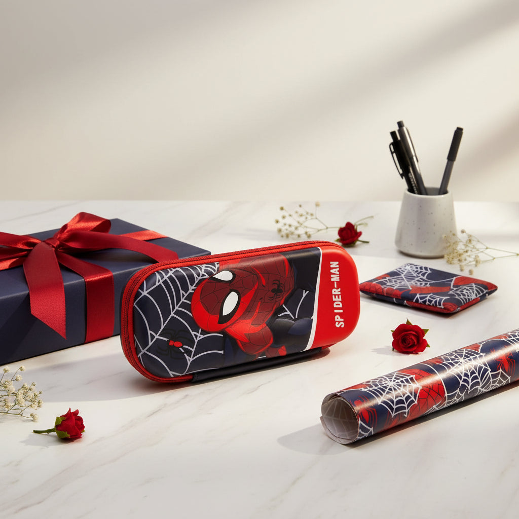 Marvel Spider-Man Avengers Pencil Case – Superhero Stationery Organizer