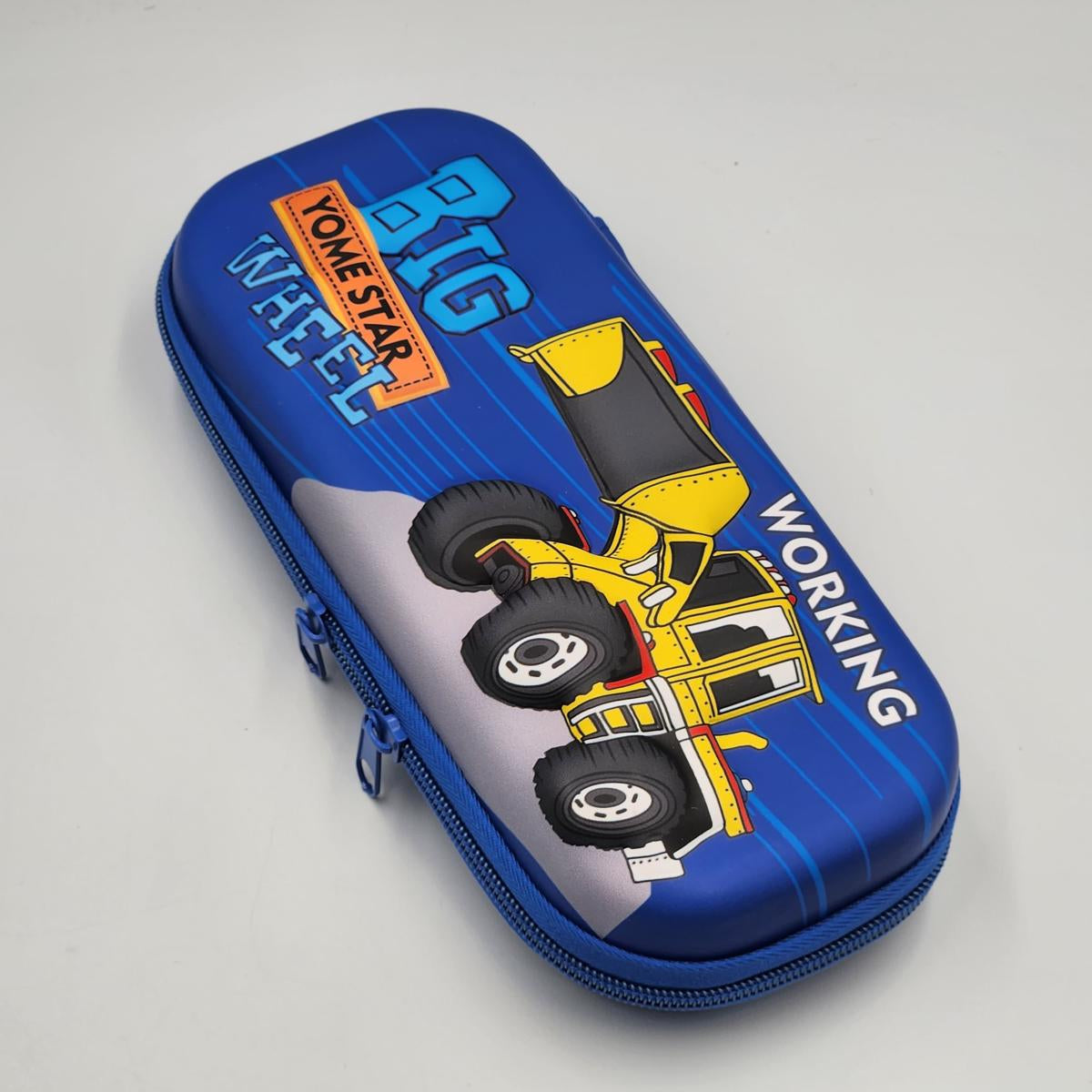 Excavator Print Pattern Pencil case,Pen Box
