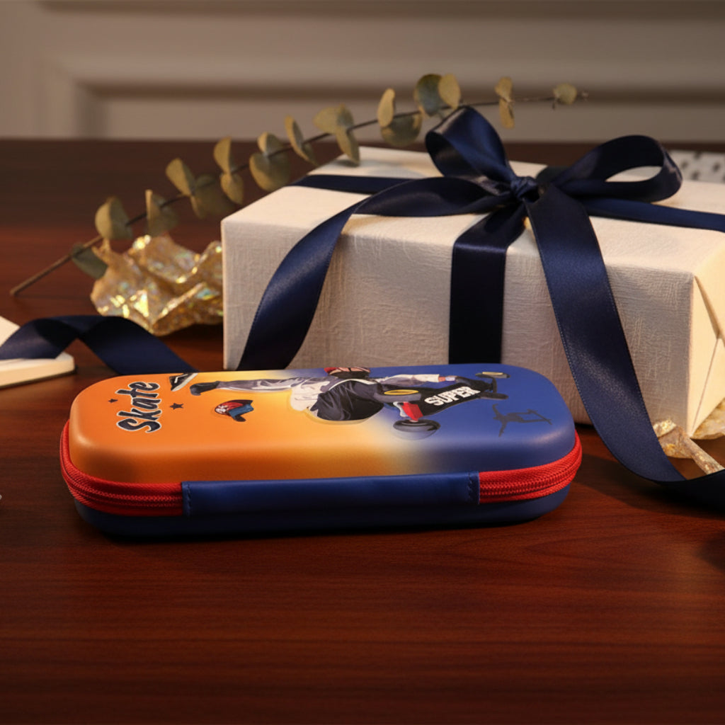 مقلمة ذات طابع تزلج – منظم قرطاسية ذو سعة كبيرة