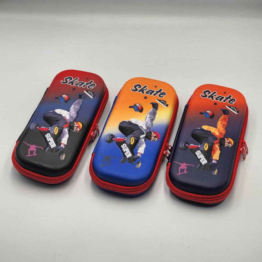 Cartoon Themed Pencil Case , Large Capacity Zipper Pouch, Ideal for Students and Office Use, Cartoon Back-to-School