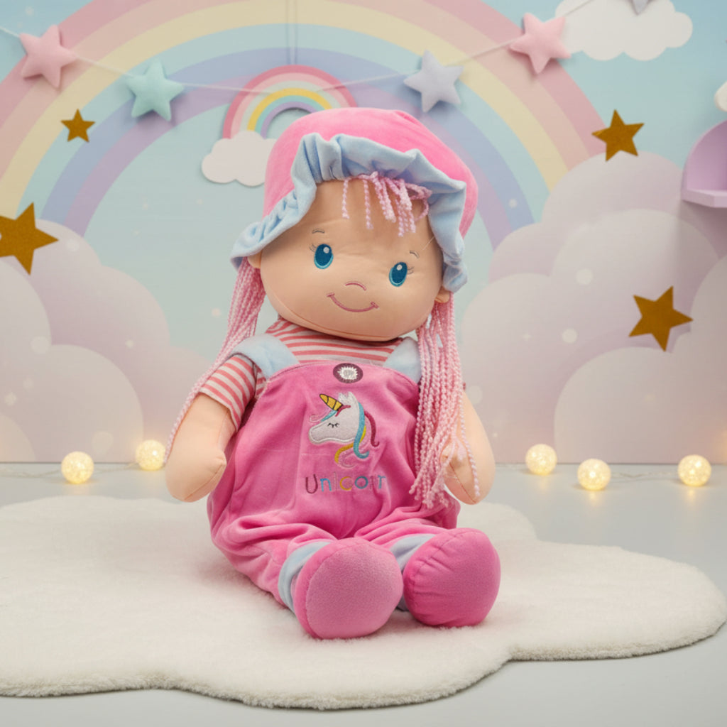 40 & 60 CM Soft Cute Girl Doll With Hanger Music..