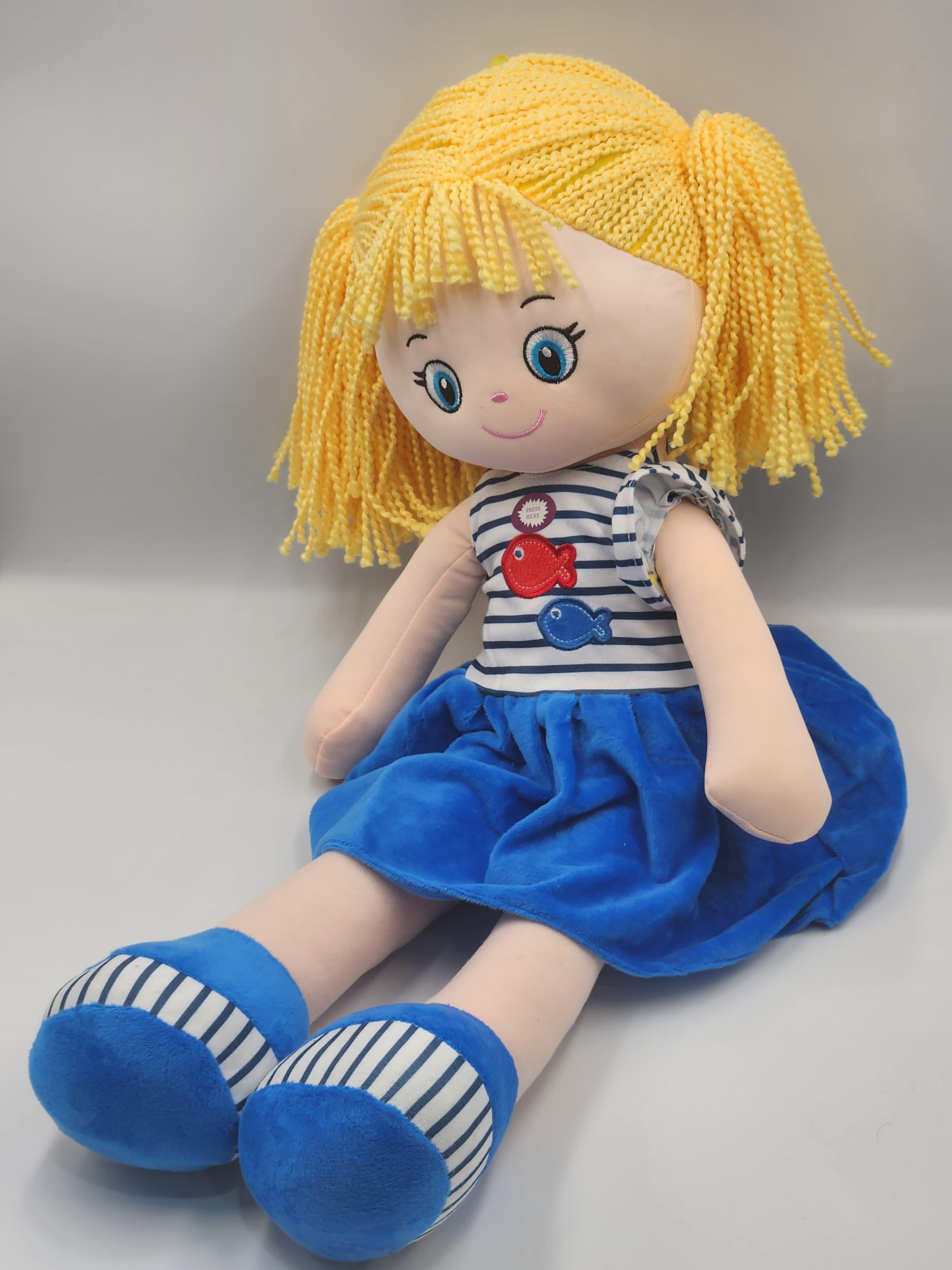 60 CM Soft Cute Girl Doll With Hanger Music ,Gift for Kids