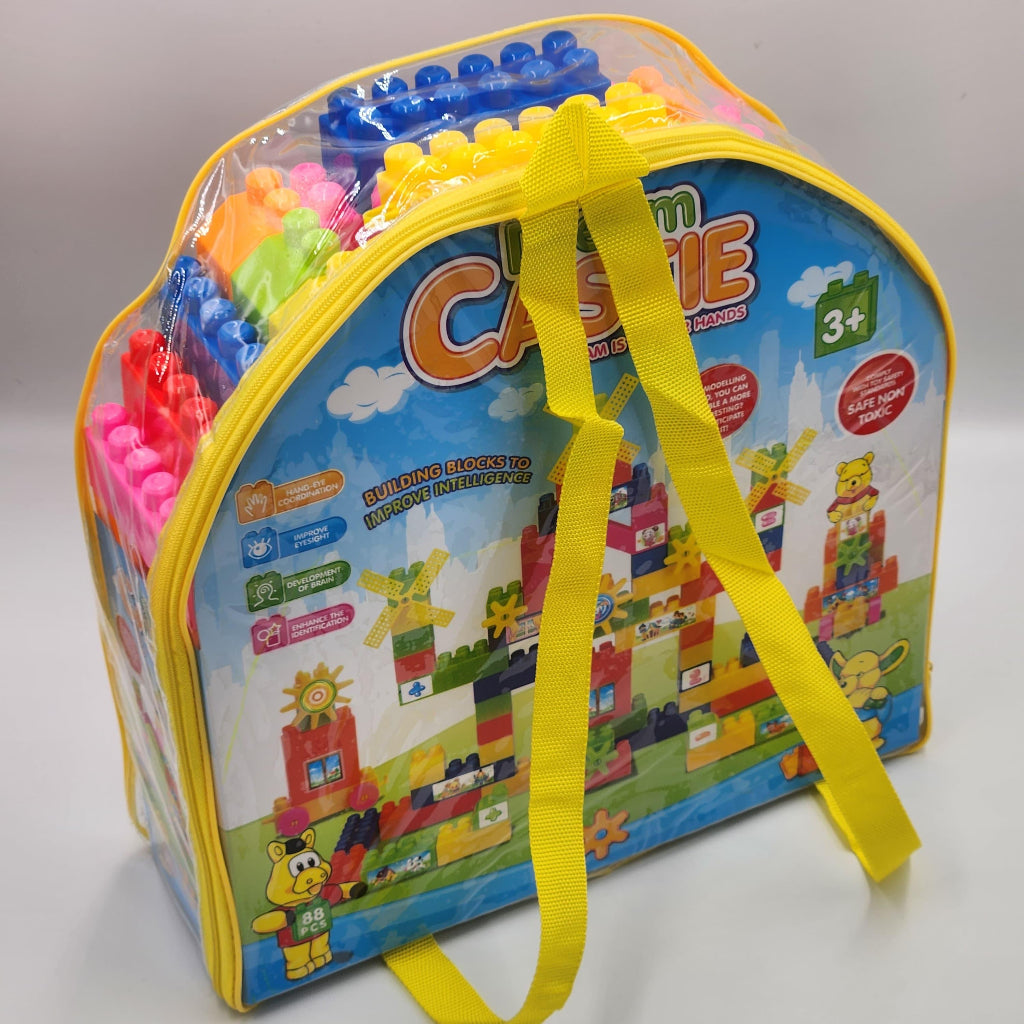 مكعبات بناء قلعة الأحلام - 88 قطعة