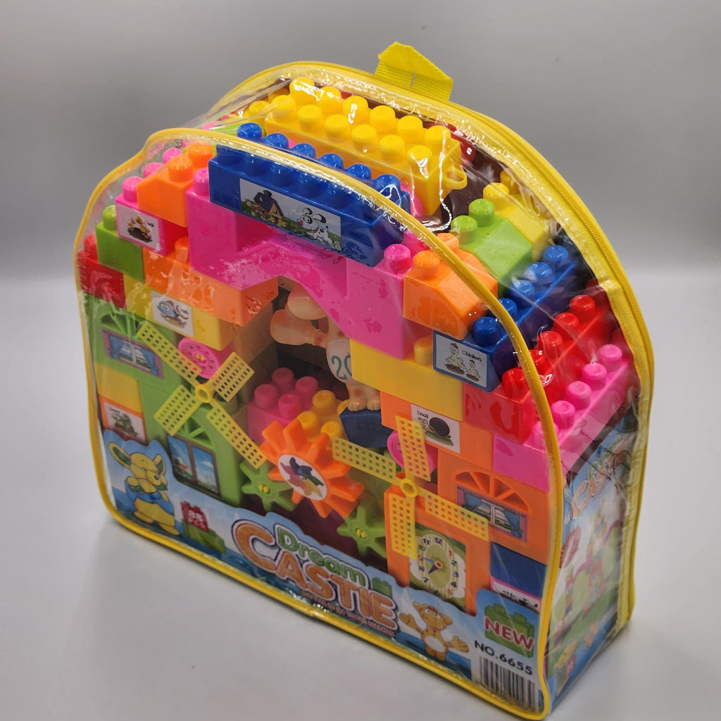 مكعبات بناء قلعة الأحلام - 88 قطعة