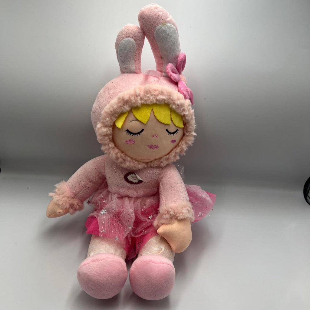 30 CM Sitting Soft Doll With Hanger Music