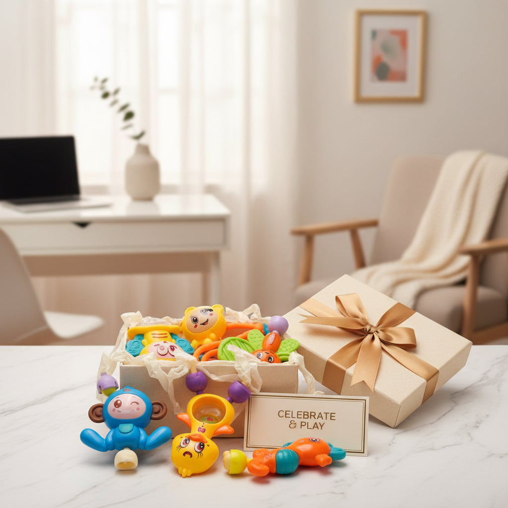 6 قطعة مجموعة ألعاب الأطفال التعليمية عربة الأطفال خشخيشات معلقة للأطفال لعبة جرس اليد البلاستيكية الصغيرة شاكر حشرجة الموت مجموعة للطفل