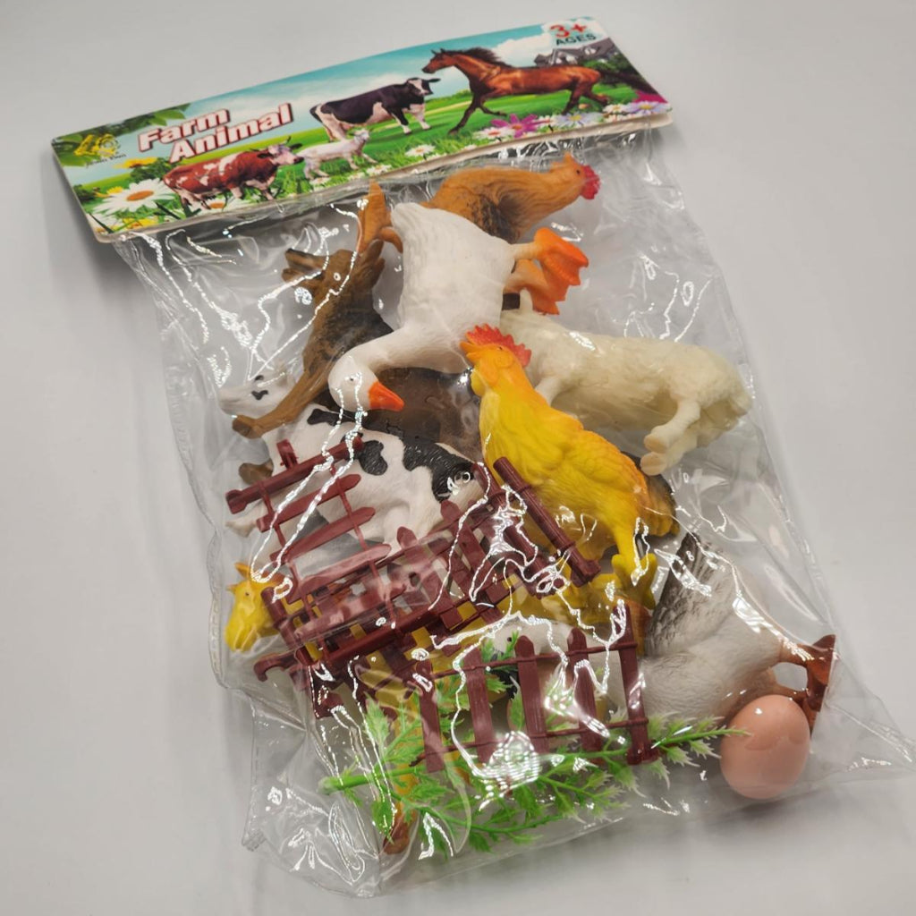 مجموعة حيوانات المزرعة (8 قطع)