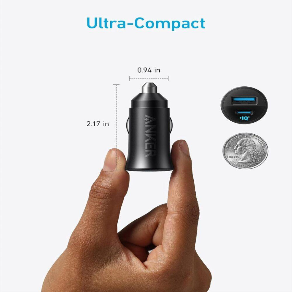 Anker Car Charger 30W 2 Ports - Black | A2741H11