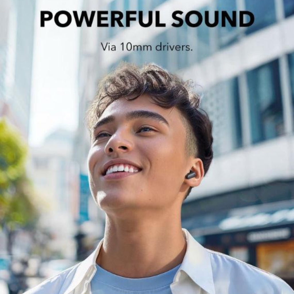 Anker Soundcore R50i NC | Wireless Earbuds | Strong 42dB Adaptive Noise Cancelling | IP54 | 45H Playtime - Black