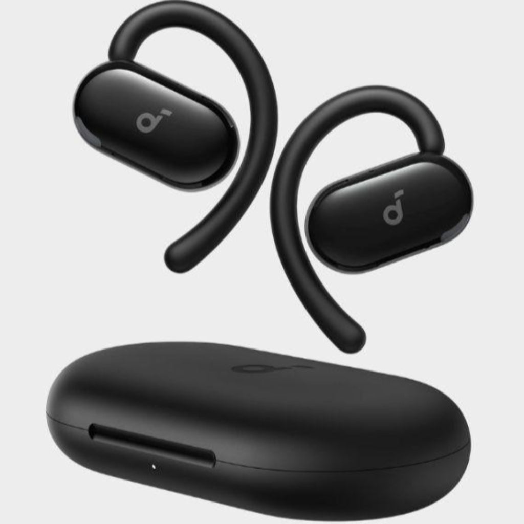 Anker Soundcore ( V20i )Open-Ear Bluetooth Earbuds | Water Resistant IP55 | 36 Hours Playback | Bluetooth 5.4 - Black