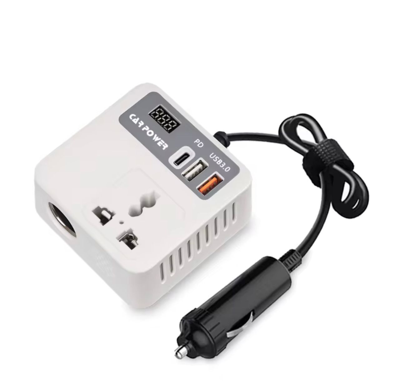 Fast Charging 100W Mini Car Power Inverter with USB and AC Socket DC 12v to AC 220V 110V
