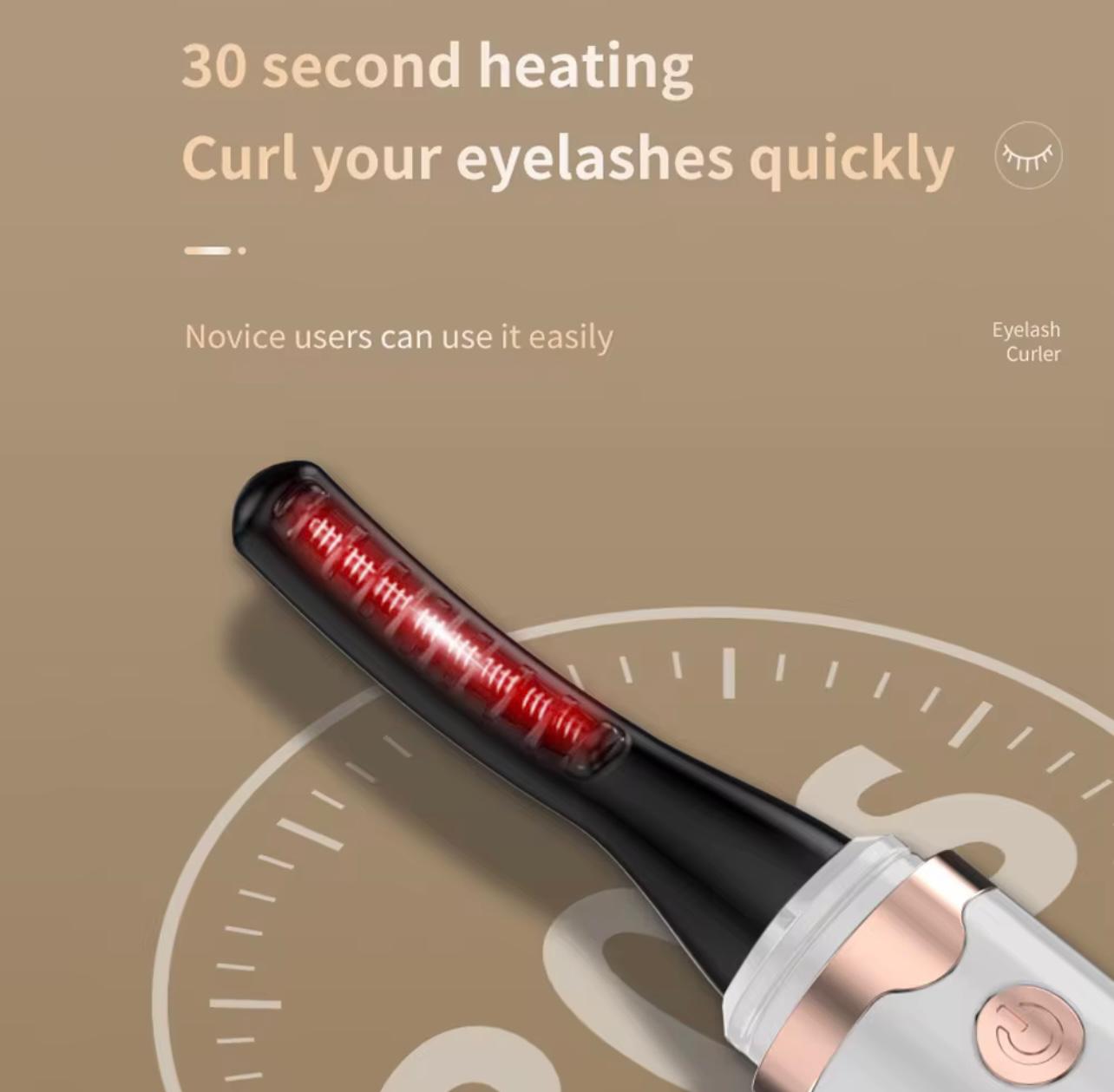 Electric Eyelash Curler – USB Rechargeable Automatic Eyelash Curler