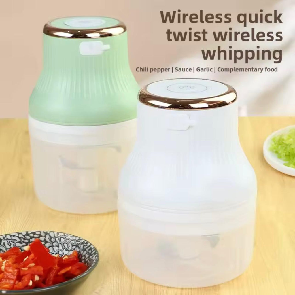 Portable Wireless Electric Mini Meat Grinder Vegetable Garlic Cutter Rechargeable Kitchen,Electric Chopper..