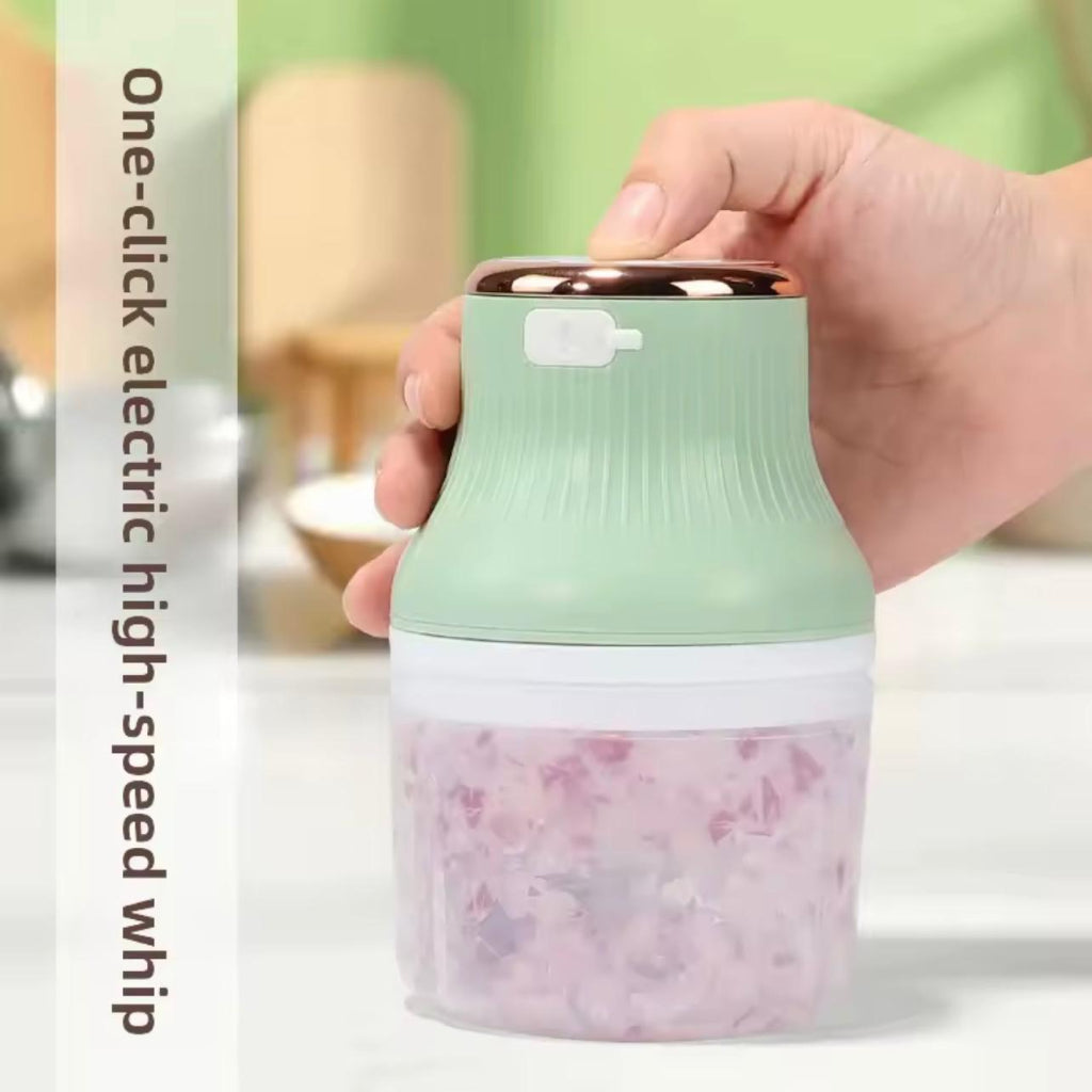 Portable Wireless Electric Mini Meat Grinder Vegetable Garlic Cutter Rechargeable Kitchen,Electric Chopper..