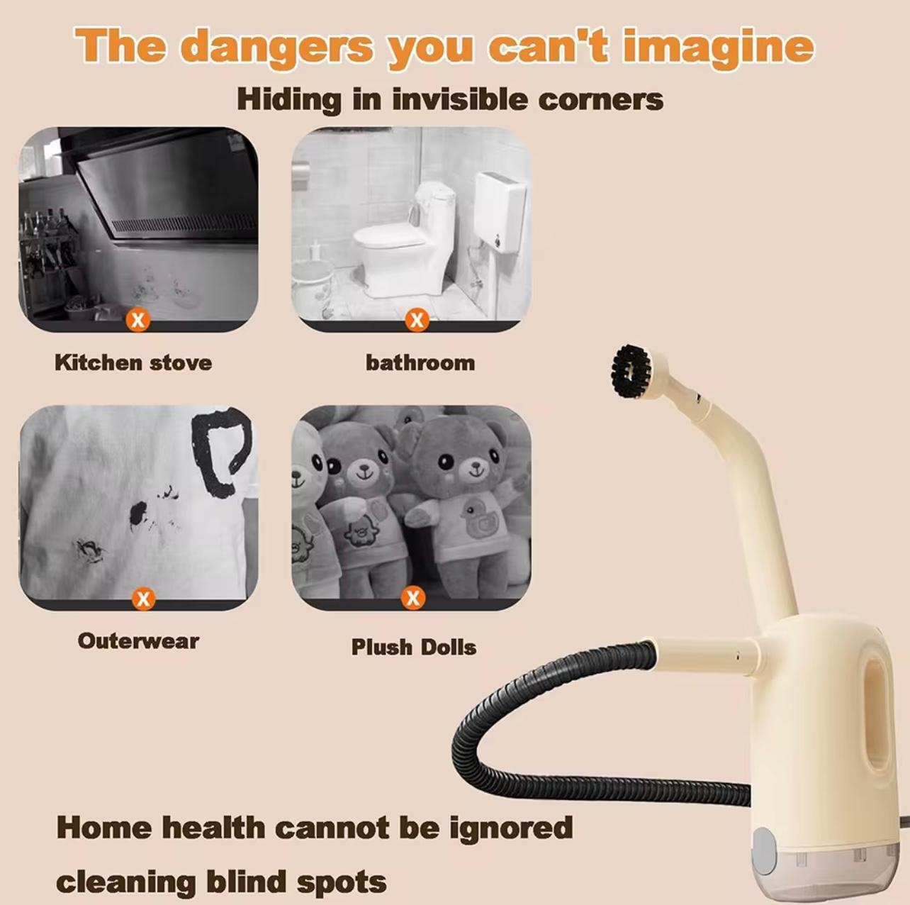 High-Power Handheld Steam Cleaner – Multi-Surface Steamer for Home, Car & Furniture