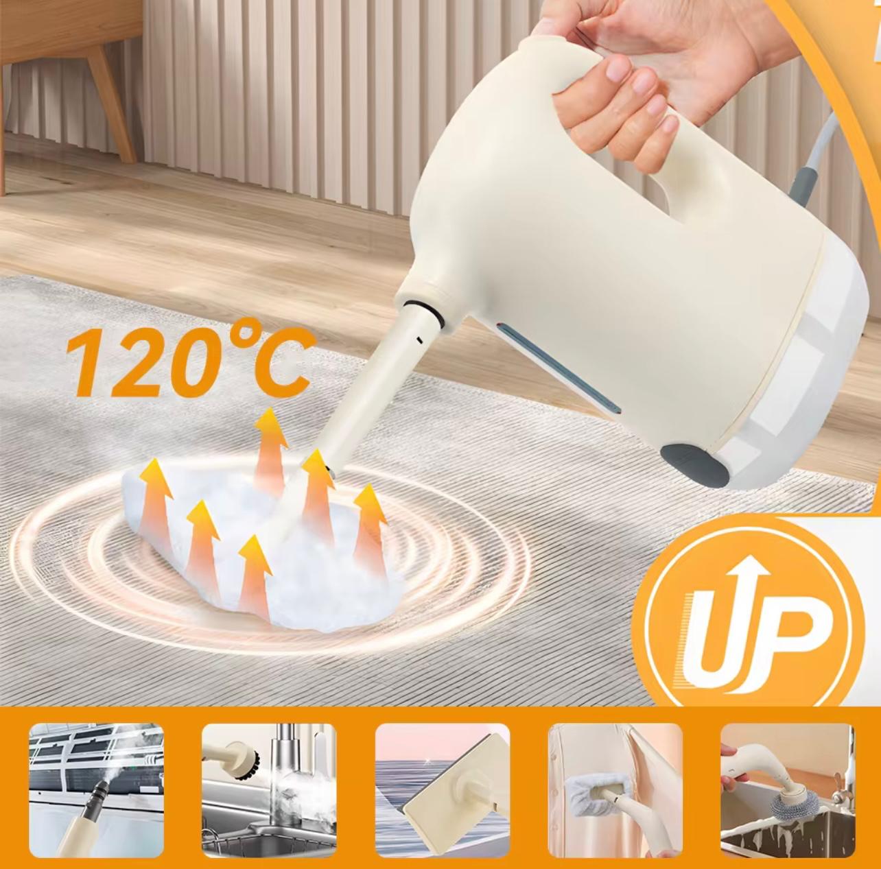 High-Power Handheld Steam Cleaner – Multi-Surface Steamer for Home, Car & Furniture