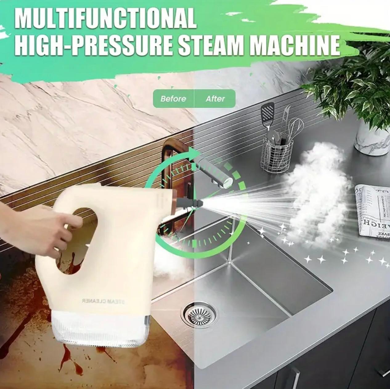 High-Power Handheld Steam Cleaner – Multi-Surface Steamer for Home, Car & Furniture
