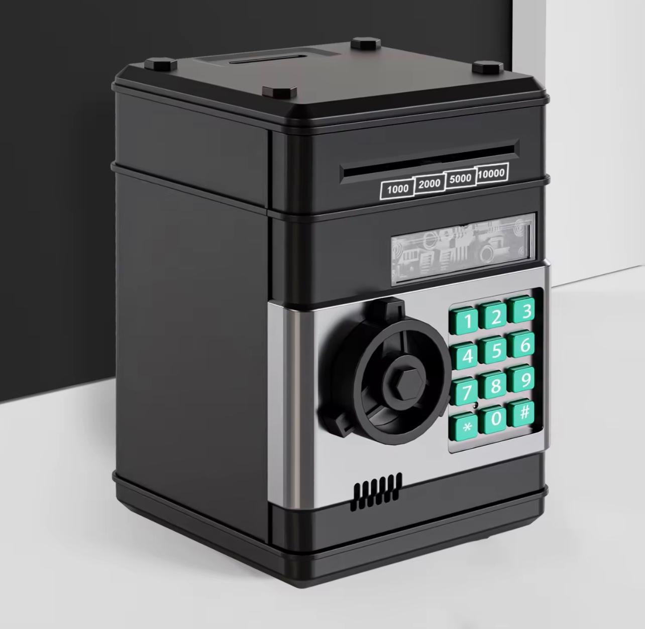 بنك Penny الإلكتروني المحمي بكلمة مرور، وصندوق النقود المعدنية من ماكينة الصراف الآلي، متوفر بألوان عشوائية،