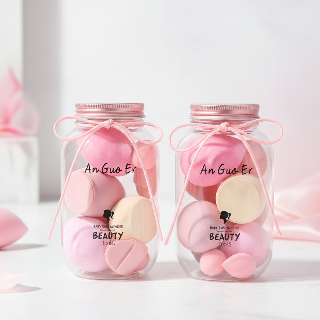 9pcs Makeup Sponge Set – Non-Latex Beauty Blending Sponges