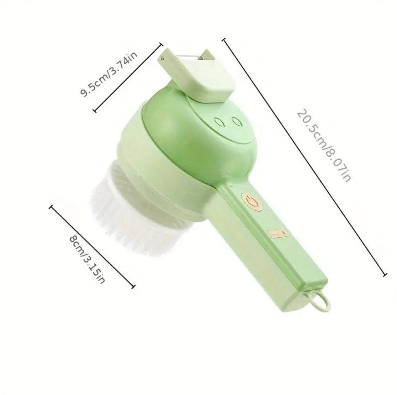 مفرمة طعام كهربائية 4 في 1، أداة مطبخ محمولة لاسلكية للفواكه والخضروات واللحوم