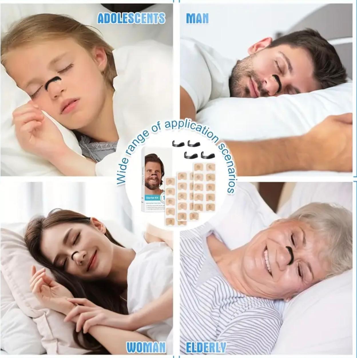 60pcs Magnetic Nasal Strips – Anti-Snoring Nasal Dilator for Better Sleep